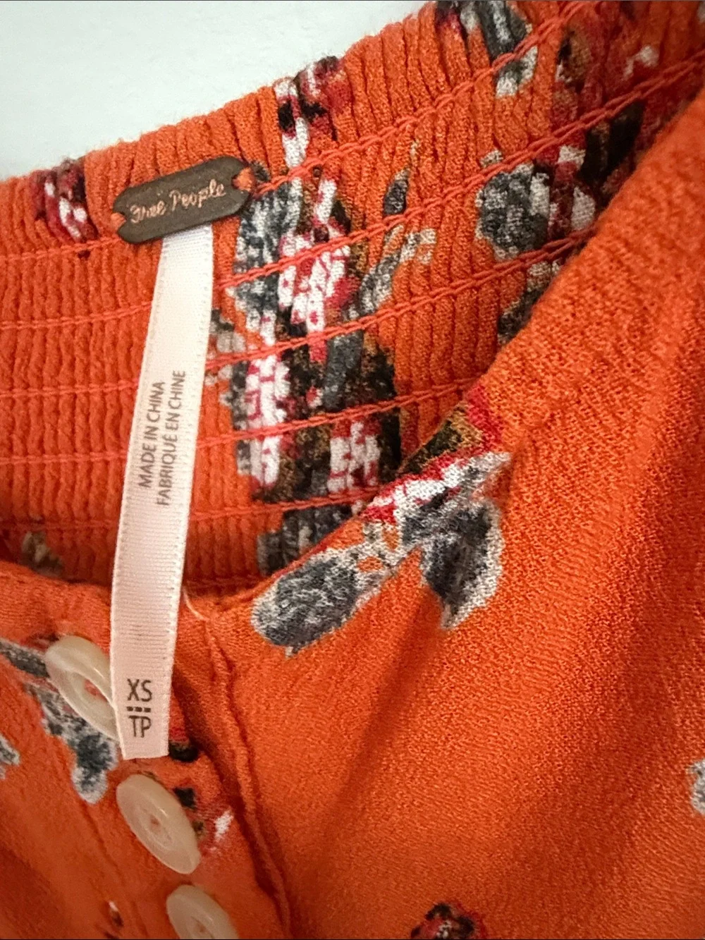 Free People bright orange